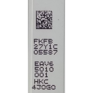 KIT DE LEDS PARA TV LG (5 PZ) / NUMERO DE PARTE EAV65010001 / EAV65034101 / SSC_Y21 SLIM TRIDENT 43NANO75_HKC / 1WR60325UM / PANEL NC430TQG-AAKP1 / MODELO 43NANO75UPA.BUSYLJM